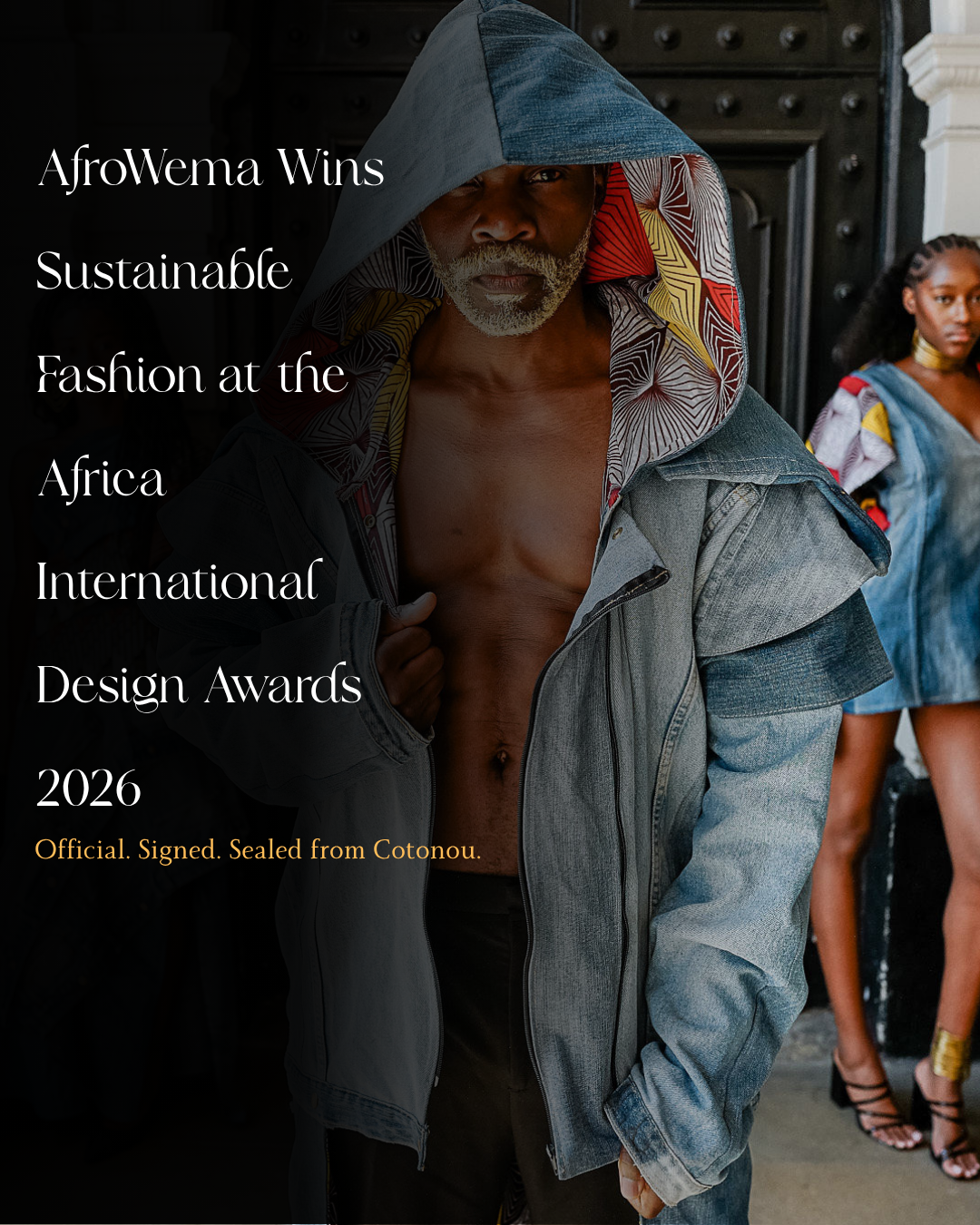 AfroWema Wins Sustainable Fashion at the Africa International Design Awards 2026