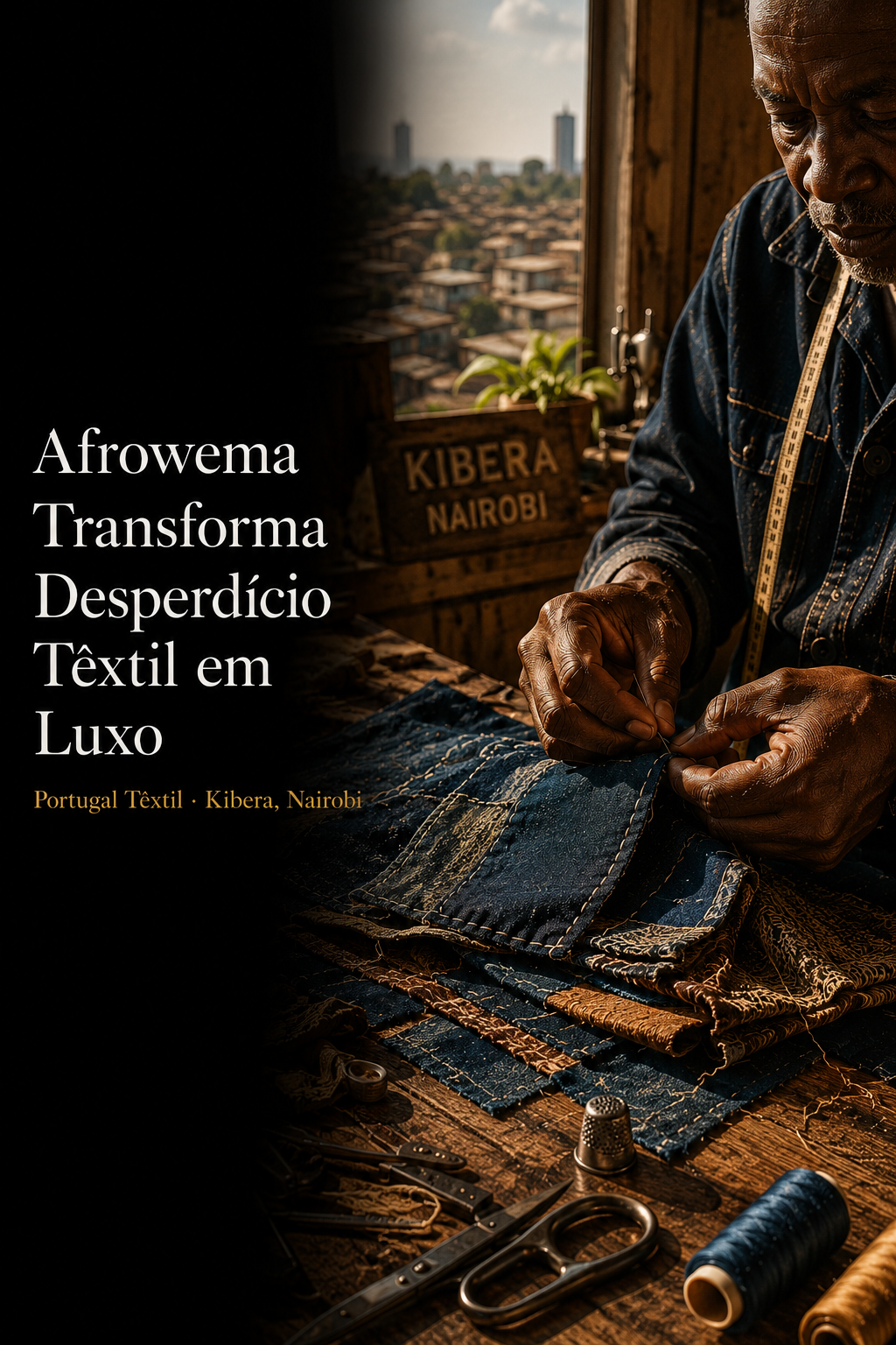 AfroWema transforma desperdício têxtil em luxo
