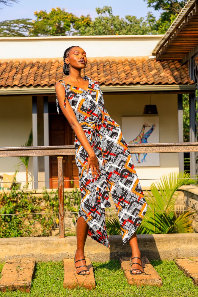 Geometric Elegance Jumpsuit