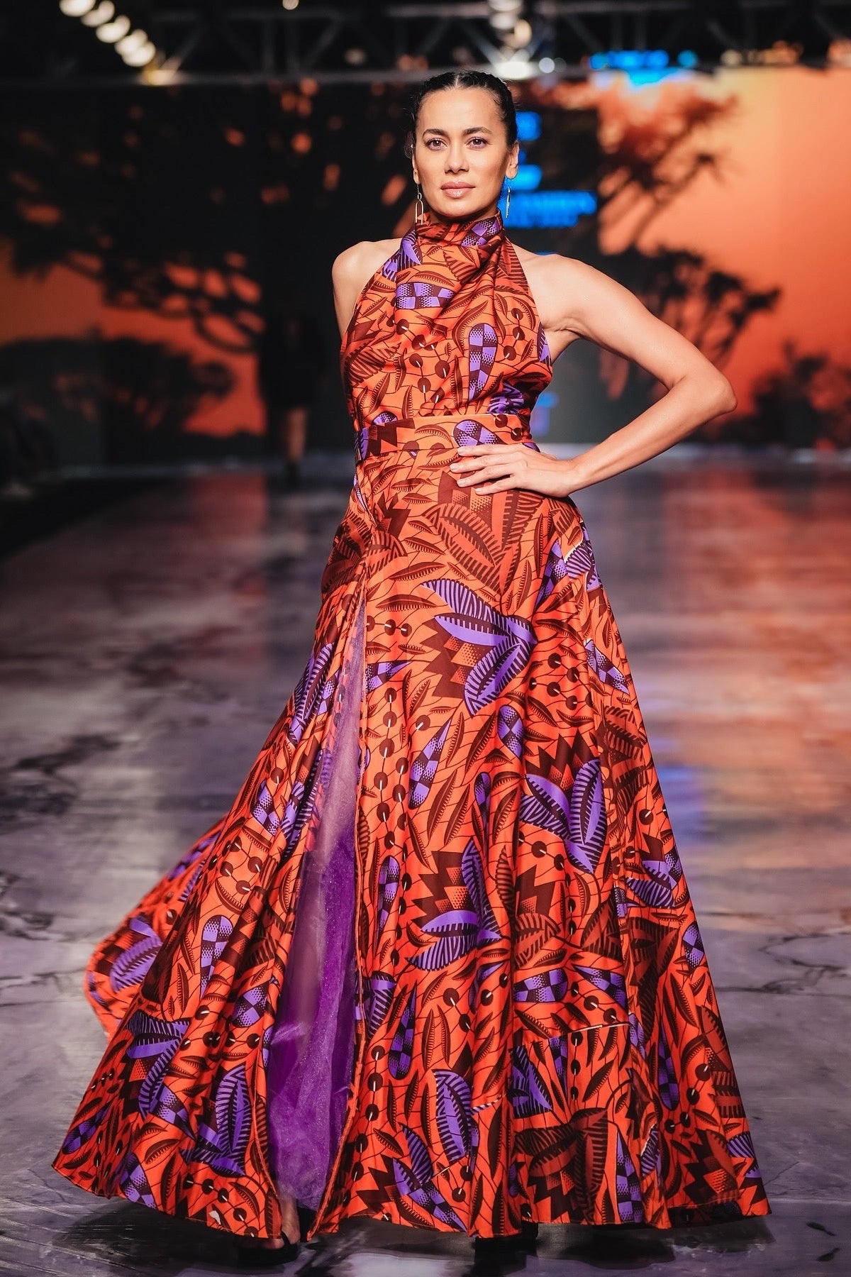 The Phoenix Halter Maxi Gown