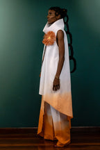 Fire Draped Hooded Ombré Tunic Set